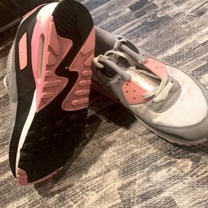 Air max 90 pink white Black